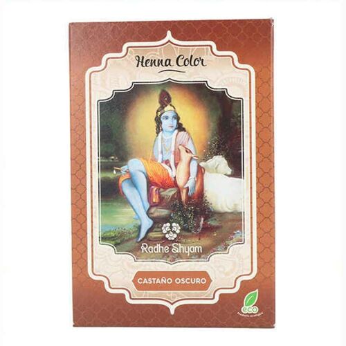 Couleur Permanente Radhe Shyam Shyam Henné Henné En Poudre Brun Foncé (100 Gr) 