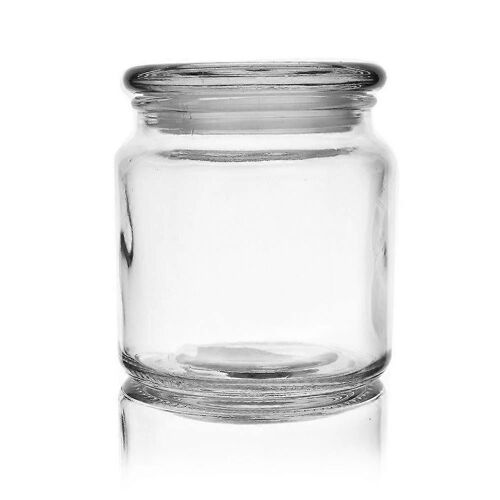Récipient en verre avec couvercle hermétique pour un stockage sûr