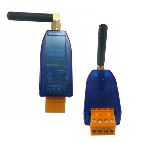 2pcs Rs485 Transceiver sans fil 20dbm 433mhz Transmetteur et récepteur VHF / uhf Radio Modem pour Smart