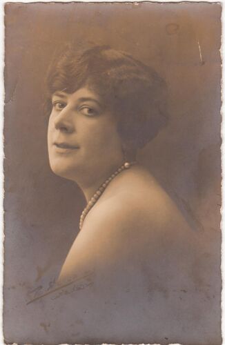 Cpa - Femme Inconnue - Photo De P. Stévenin (1920 Environ)