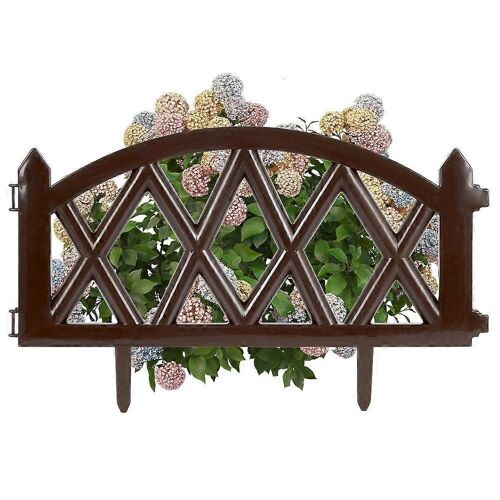 Clôture De Jardin Décorative Unique De Couleur Brune De Haute Qualité