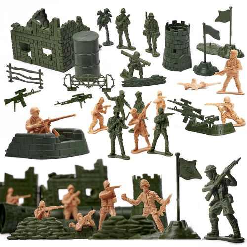 Ensemble de figurines de base militaire de soldats 114el.
