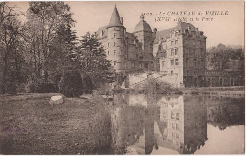 Cpa - 100 - (Isère/38) - Le Château De Vizille (Xviie Siècle) Et Le Parc - Non Circulée