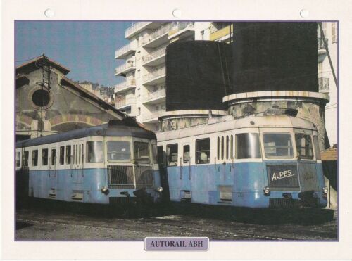 Fiche Trains De Légende Autorail Abh