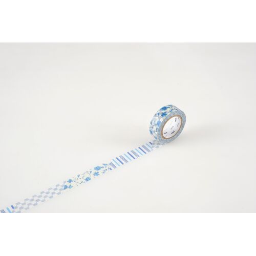 Masking Tape Mt Ex Flower Dark Blue R