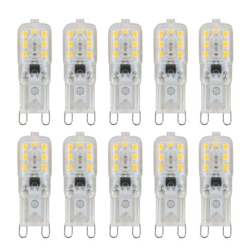 10 X G9 5w Led Dimmable Capsule Ampoule Remplacer La Lumière Ac220-240v, Blanc Chaud