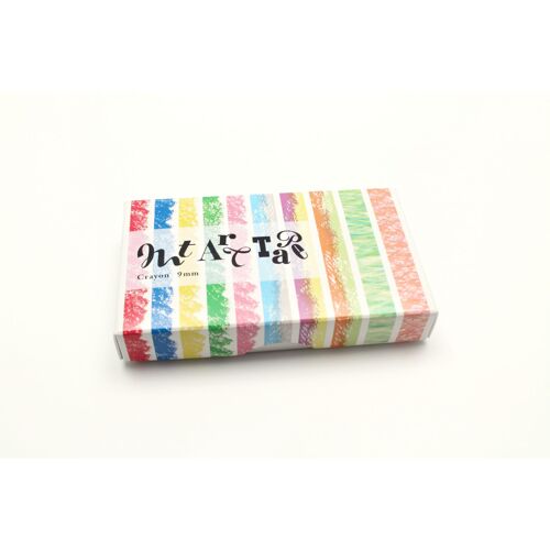Masking Tape Mt Tape Art 9 Mm Boite 10 Rouleaux Palette Craie Pastel