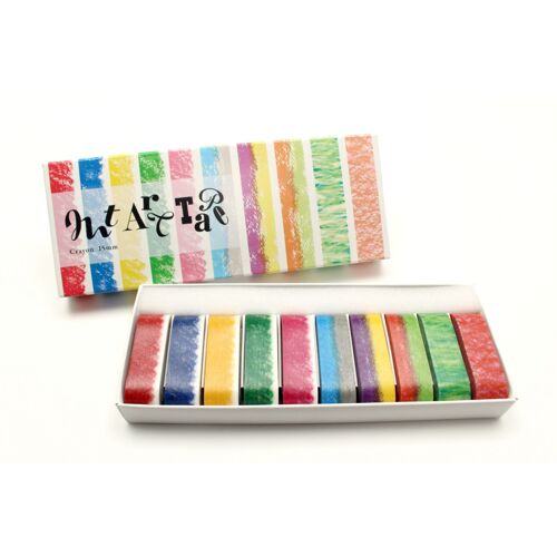 Masking Tape Mt 1,5 Cm Tape Art Boite 10 Rouleaux Palette Craie Pastel