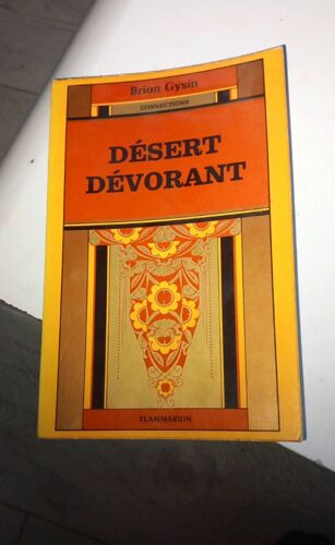 Desert Devorant, Dédicacé Par L Auteur.