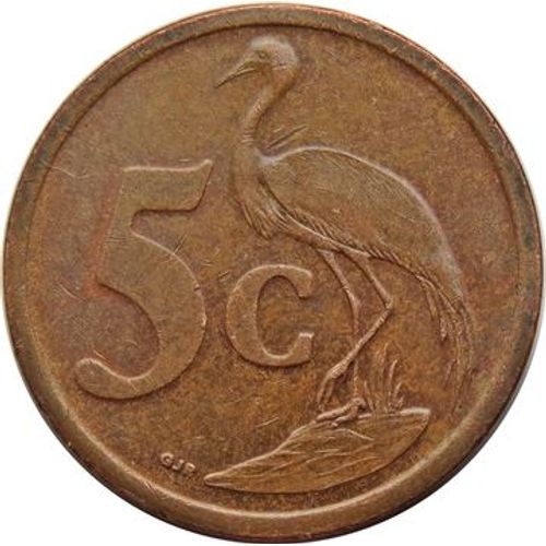 Pièce De 5 Cents Afrique Du Sud