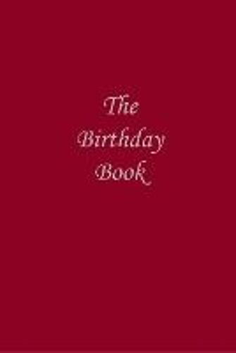 The Birthday Book - Dark Red