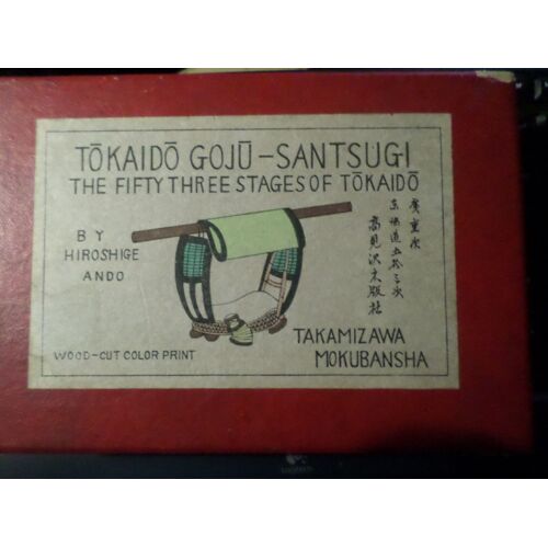 Tokaido Goju-Santsugi The Fifty Three Stages Of Tokaido Wood-Cut Color Print