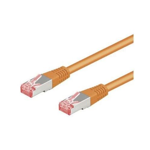CAT 6 Câble réseau , 2xRJ45 plug S/FTP 2x shielded: PIMF + braid shield