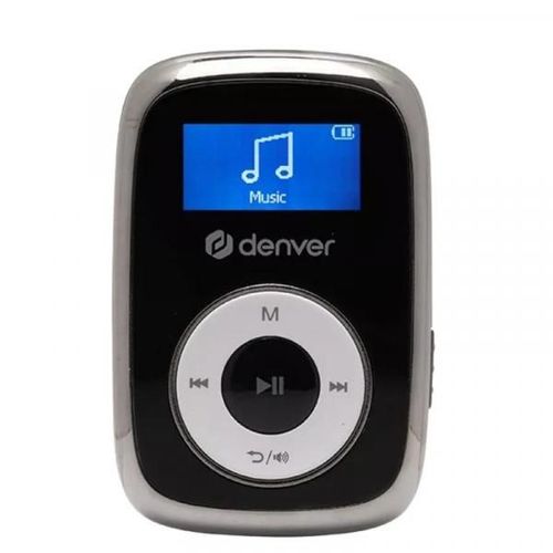 Denver MPS-316 lecteur et enregistreur MP3/MP4 Lecteur MP3 16 Go Noir, Métallique, Blanc