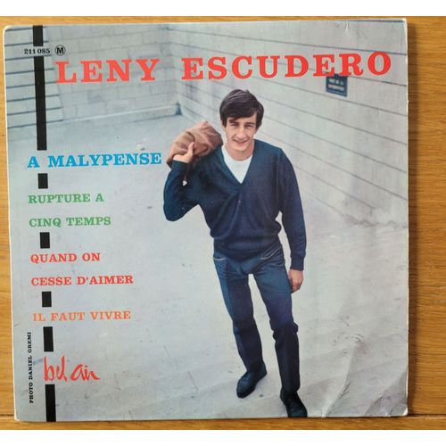 Vinyl 45 Tours Leny Escudero Dédicacé