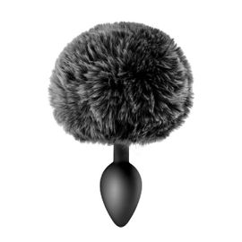 Plug Noir Queue De Lapin Sweet Caress