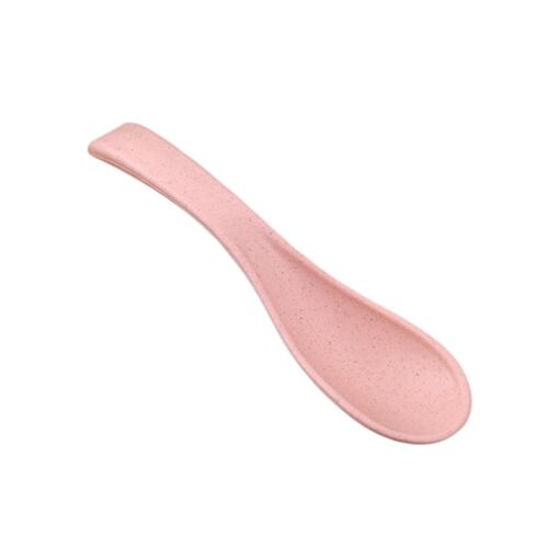 Cuillères À Soupe En Paille De Blé, Cuillère De Repas Incassable Colorée De 5,9 Pouces, Cuillère À Dîner De Céréales Pour Enfant Et Adulte, Micro-Ondes Lavable Au Lave-Vaisselle