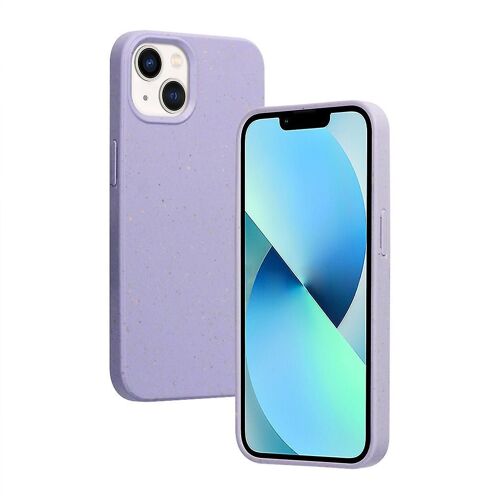 Convient pour iPhone13promax Étui de téléphone portable Protection de l'environnement Dégradation complète Protection de l'environnement PLA Blé Bambou Bois Fibre Case Mobi