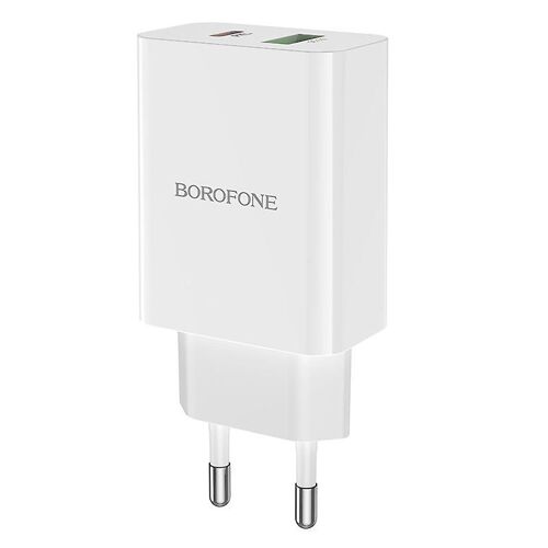Borofone Ba56a Langyi Chargeur Pd20w + Qc3.0 Chargeur De Téléphone Portable Standard Européen