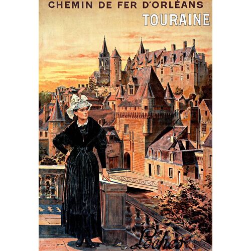 Affiche Loches Touraine