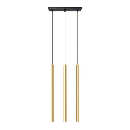 Sollux Pastelo Plafonnier Suspendu De Bar Moderne En Or Poli 3x G9