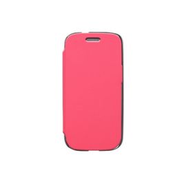 Etui A Rabat Samsung Galaxy S3 Mini Rose Blueway Eco-Cuir (Pu)