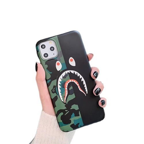 La Housse De Protection Anti-Chute De Mode Tout Le Corps Convient À La Coque De Téléphone Portable Iphone 13 Pro Max - Camouflage Noir