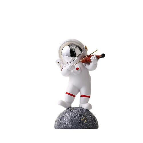 Band Astronaute Astronaute Ornement En Gros Salon Bureau Maison Ornement Petit Ornement Cadeau Violon Joueur Argent