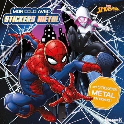 Spider-Man - Des Stickers Métal En Bonus !