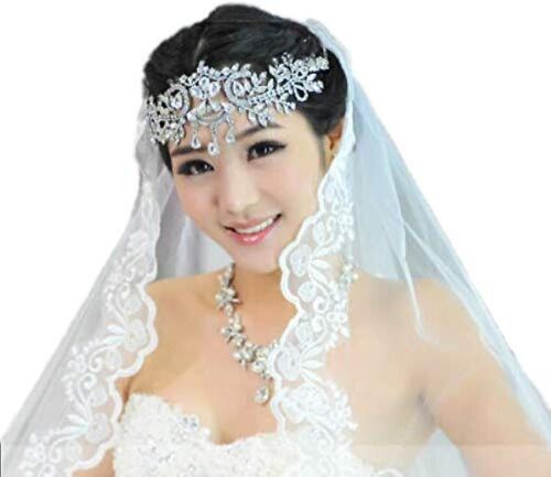Diadème Couronne En Strass Jusch Pour Femme - Diadème De Mariage Nuptial, Réglable, Délicat, Charmant Et Facile À Utiliser, Wz-174r