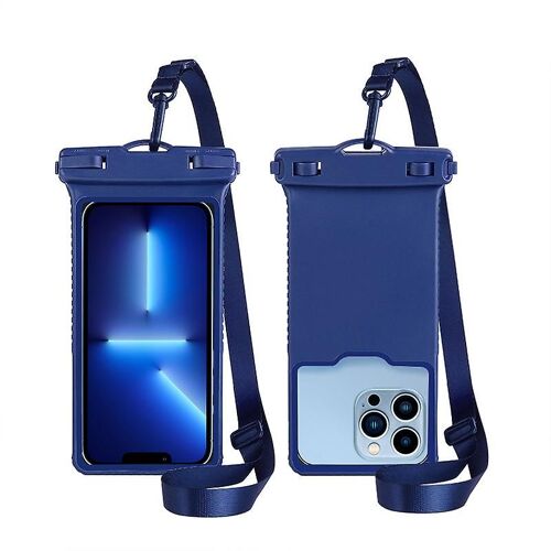 Pochette de téléphone étanche, étui de téléphone étanche pour la natation Sac étanche sous l'eau avec lanière pour la plongée en apnée, la navigation de plaisance, la pêche, la pluie pour iPhone 13 12