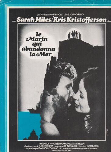 Synopsis 24x32 Cm Film "Le Marin Qui Abandonna La Mer" Avec Sarah Miles Et Kris Kristofferson