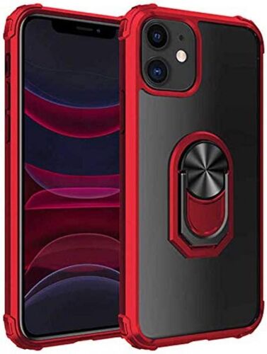 Apple iPhone 11 Klf Mola Kapak Keleri Darbe Emici Airbag Tasarm Krmz