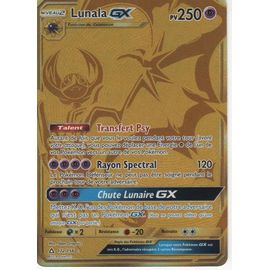 Carte Fr Pokemon Lunala Gx Or Brillante Pv250, 172/156 Soleil Et L'une Ultra Prisme