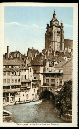 Carte Postale De Dôle (Jura) Sortie Du Canal Des Tanneurs