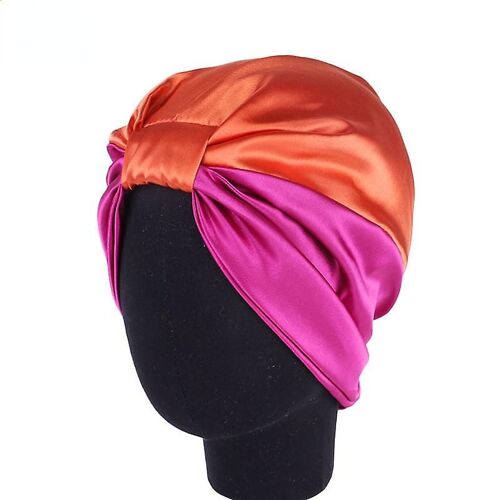 1pcs Soie Salon Bonnet Femmes Sommeil Douche Cap Serviette De Bain Cheveux Sécher Rapide Élastique Soins Des Cheveux Bonnet Tête Wrap Chapeau 6 Couleurs