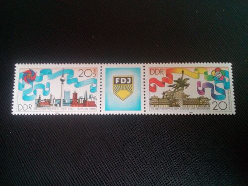 Timbre Allemagne Rda Ddr Yt 2858a Jeunesse Libre Allemande 1989 ( 070906 )