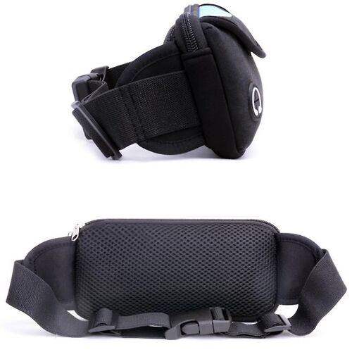Sac de course imperméable Unisexe, sac de taille sport, sac de support de téléphone portable, sac de fitness de gymnastique, sac de ceinture de course de sport