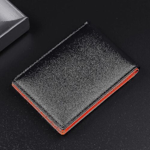 Portefeuilles Hommes Rfid Bloquant Cuir Véritable Avec 8 Porte-Cartes de Crédit, 2 Compartiments Billets, Fenêtre d'Identification, Portefeuille Vertical Pliable Pour Hommes Avec Cadeau Bo