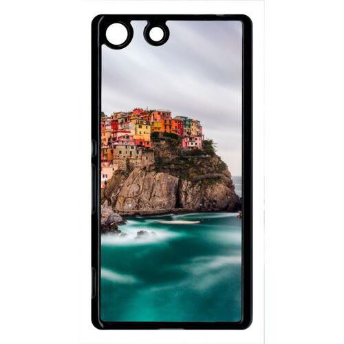 Coque - Vue sur la mer - compatible avec sony Xperia M5 - Plastique - bord Noir