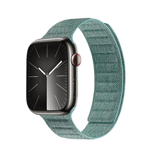 Crong Melange - Bracelet Magnétique Pour Apple Watch 38/40/41 Mm (Turquoise Melange