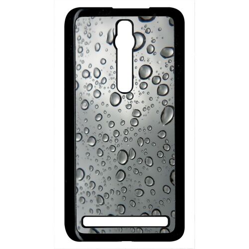 Coque - Effet texturé goutte d'eau - compatible avec asus Zenfone 2 ZE551ML - Plastique - bord Noir