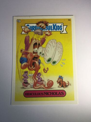 Carte Garbage Pail Kids Les Crados Card Topps De 2003 Ridiculous Nicholas 5b