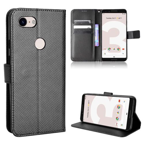 Coque Google Pixel 3,Etui Pour Google Pixel 3,Coque En Cuir Pour Google Pixel 3,Convient A Etui La Google Pixel 3,Noir