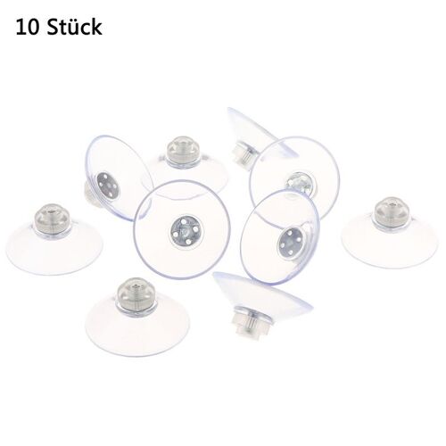 Ventouses Avec ?crou Molletonn? 10 Pièces | Fil M4 40mm Transparent Pour La Cuisine Ventouse Avec Cintre De Rangement De Vis Outils Pour La Maison Livraison Directe