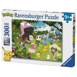 Puzzle Xxl 300 Pieces Les Pokemon S'amusent Dans La Foret : Pikachu Chelours Et Komala - Ravensburger Enfant