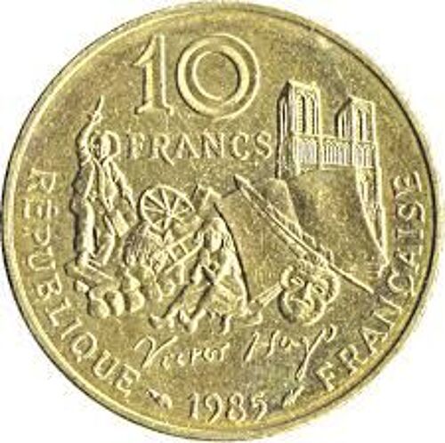 Pièce De 10f Victor Hugo 1985