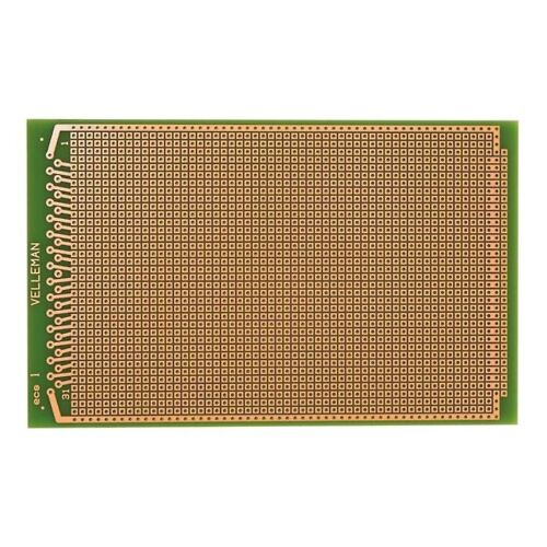 Eurocard îlot 1 trou - 100X160Mm - Fr4 (1pcs/Bl.)