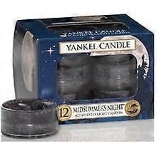 Yankee Candle - Bougie de la Nuit d'été - Bougies chauffe-plat aromatiques (12 pièces) 9.8g