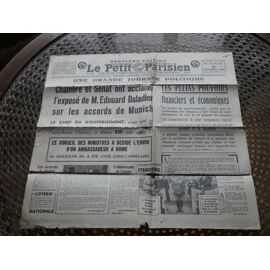 Le Petit Parisien Du 5 Octobre 1938